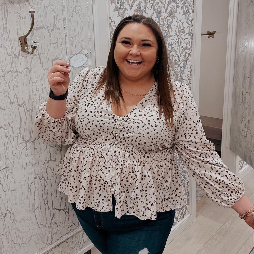 Leopard Print Blouse